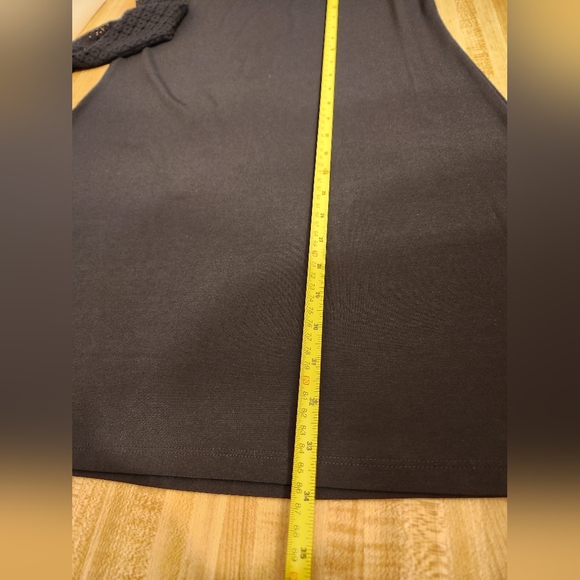 MICHAEL KORS Midi Length Lace Long Sleeve Dress Black, size S - Picture 10 of 11